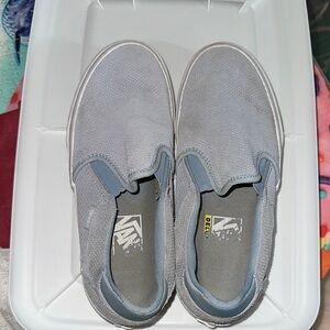 Vans womens Slip-On Shoes - light blue